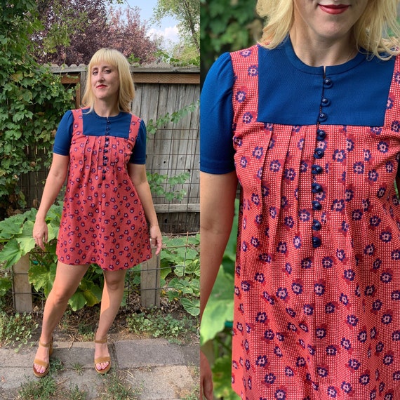 60s Mod Dress • 60s Mini Dress •