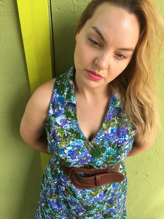 Vintage floral dress • Vintage Maxi Dress• 70s Fl… - image 3