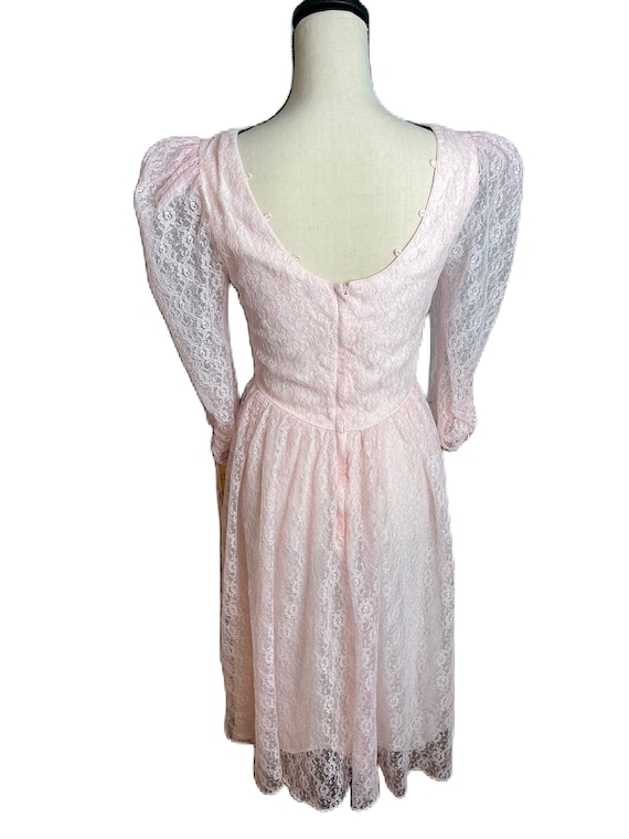 Vintage 1970s Candi Jones California Lace Dress •… - image 7