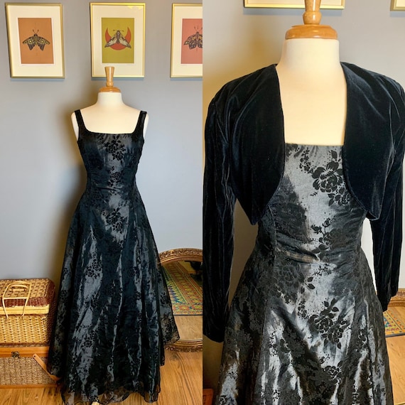 Vintage Gunne Sax Dress • Velvet Gunne Sax Dress •
