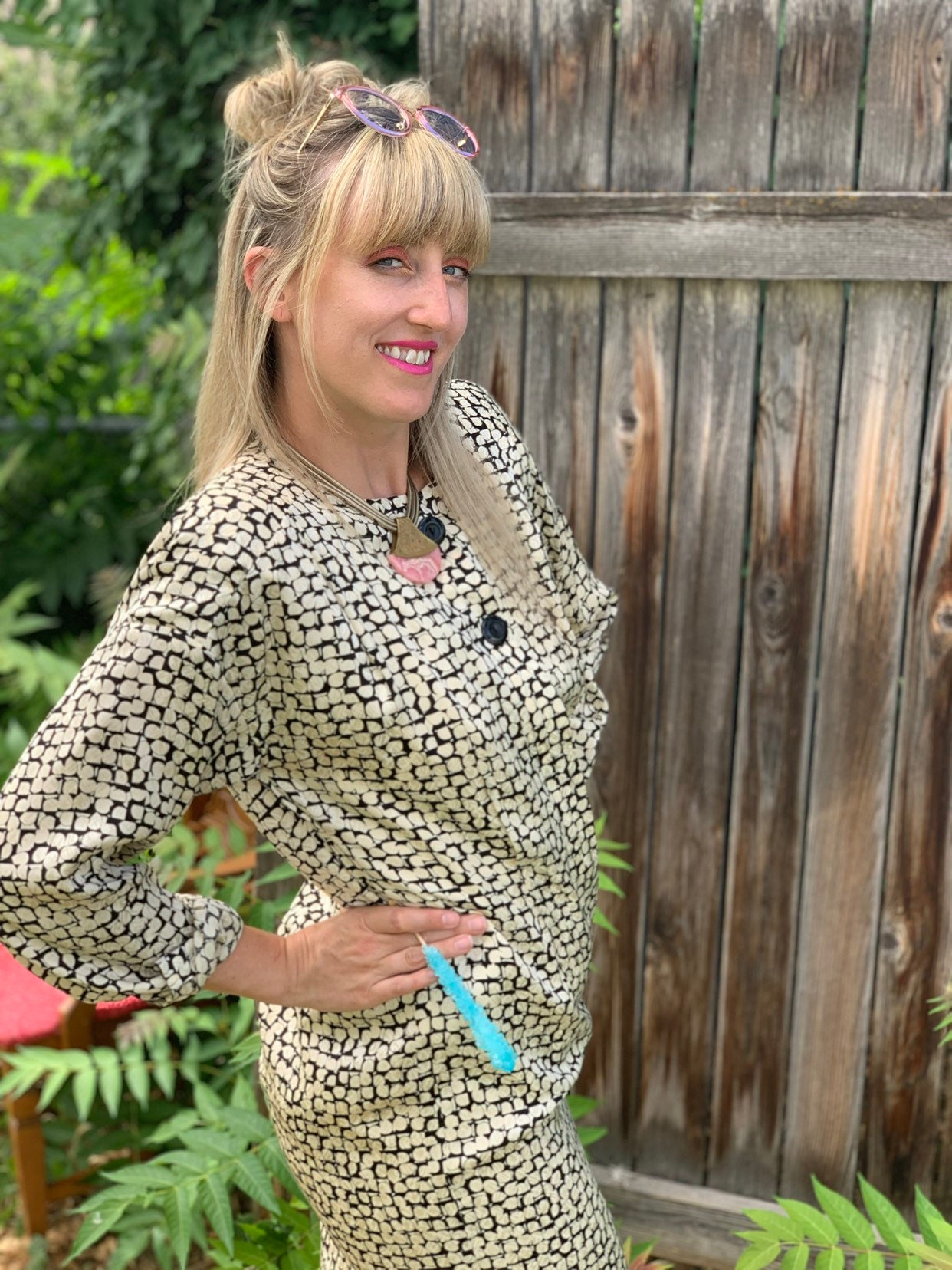 Vintage Liz Claiborne Silk Dress • 1980s Silk Shift Dress