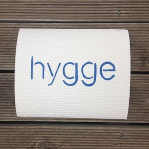 Hygge design- hand screen printed Swedish Dish cloth