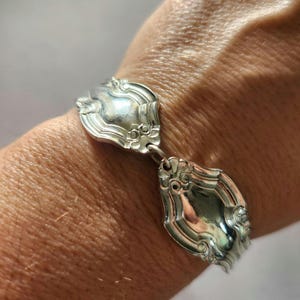Silver Plated Silverware Spoon Bracelet