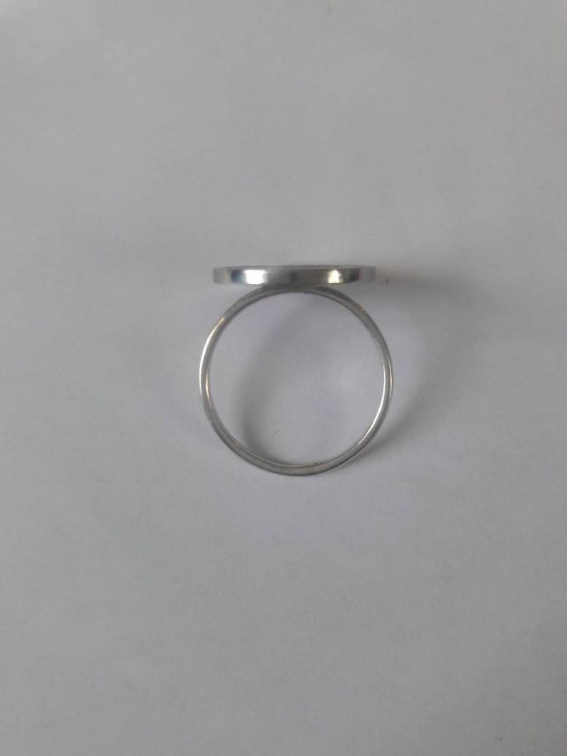 1988 Aruba Foreigh Coin Sterling Silver Stackable Ring