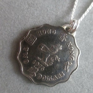 1975 Hong Kong Foreign Coin Double Sided Pendant