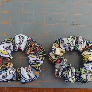 Stained Glass Anime scrunchies MADE TO ORDER
