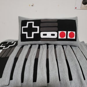 PREORDER Handmade NES Controller Pillow (12'' x 24")
