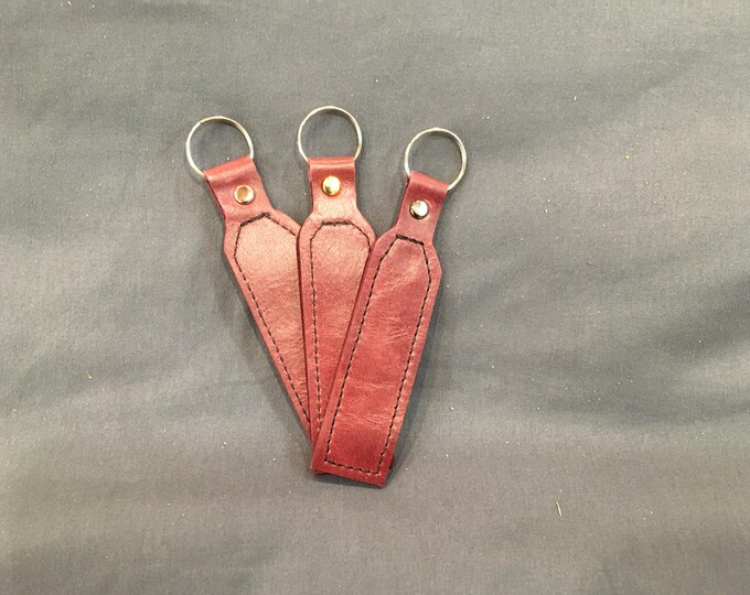 Genuine Leather Key Chain/Luggage Tag