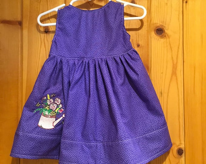 Custom Embroidered Newborn Dress: Premie Baby Outfit