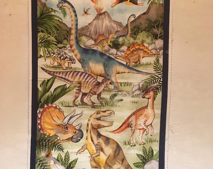 Michael Miller 24” Dinosaur Panel