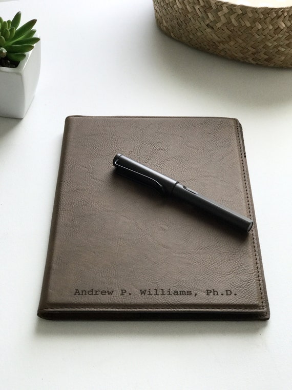 Personalized Leather Notepad Corporate Gift Husband Gift Etsy