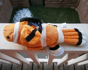 SALE SALE SALE Crimp Chimps Clownfish Stuffed Animal Chalk Bag *Oops*