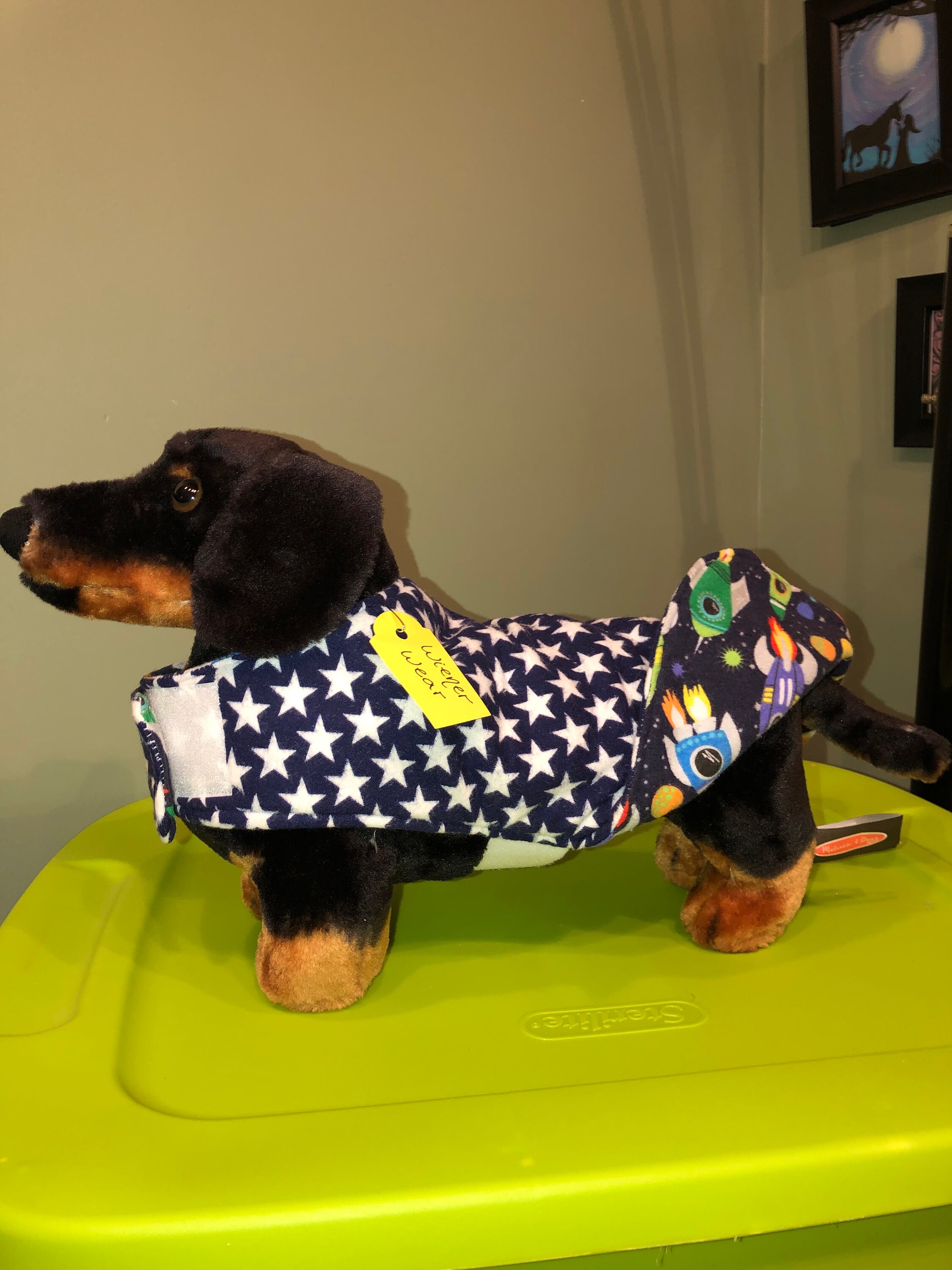 Wiener Wear Dog Coat Lined Washable Reversible mini Etsy
