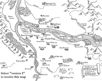 Mappa fantasy di Portland