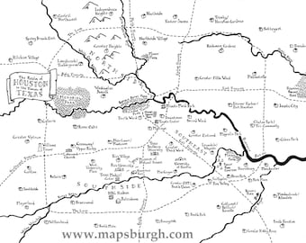 Mappa fantasy di Houston