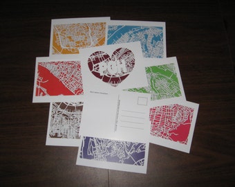 Package of 10 postcards of Pittsburgh neighborhoods