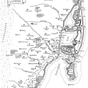 Mapa de fantasia de Miami