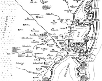 Mappa fantasy di Miami