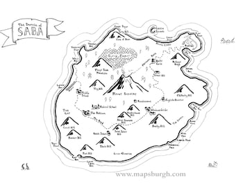 Mappa fantasy di Saba