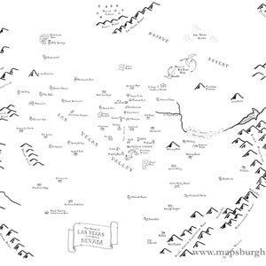 Carte fantastique de Las Vegas