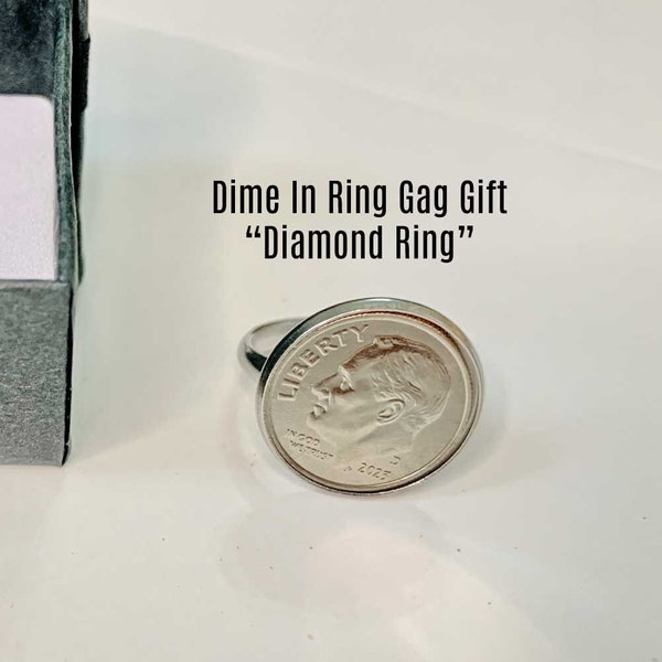 Dime In Ring Gag Gift