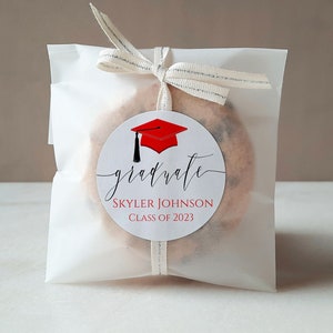 Class of 2025 Graduation Stickers, Personalized Graduation Hershey Kisses Sticker for Favors
