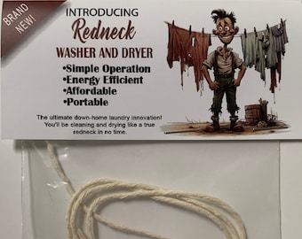 Redneck Waschmaschine und Trockner Gag Geschenk, lustige weiße Elefant Geschenke, Hinterwäldler Waschmaschine und Trockner Neuheit Geschenk