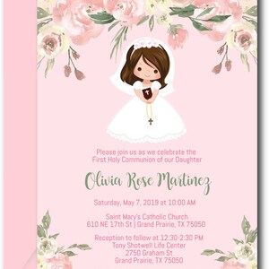 Matching First Communion Invitations