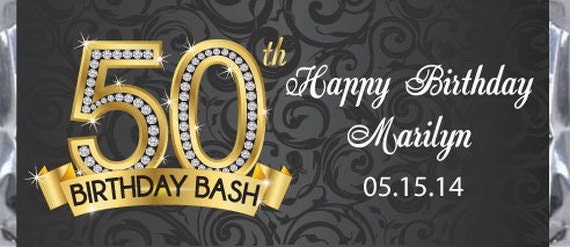 50 Geburtstag Hershey Kusse Aufkleber Personalisierte Etsy