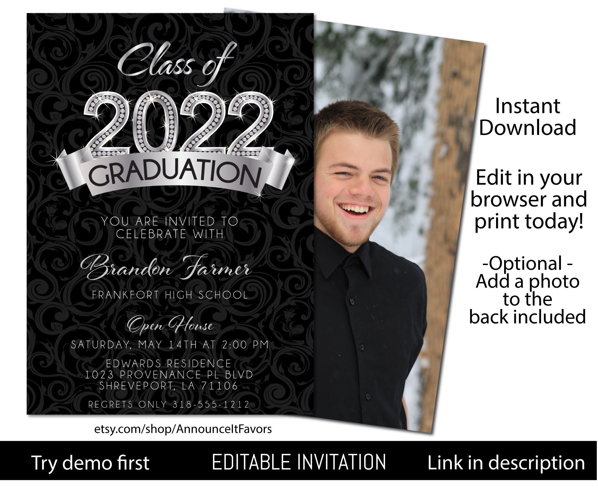 2022 High School Graduation Invitations