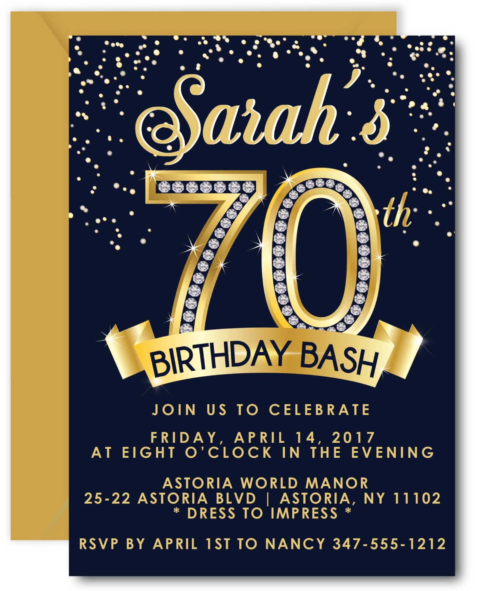 70th Birthday Favor Tags, 70th Birthday Thank You Tags Printable, 70th ...