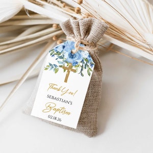 First Holy Communion Baptism Boy Tag