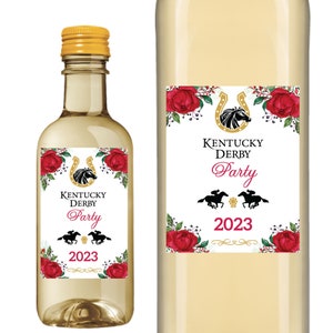 Matching Kentucky Derby Wine Labels