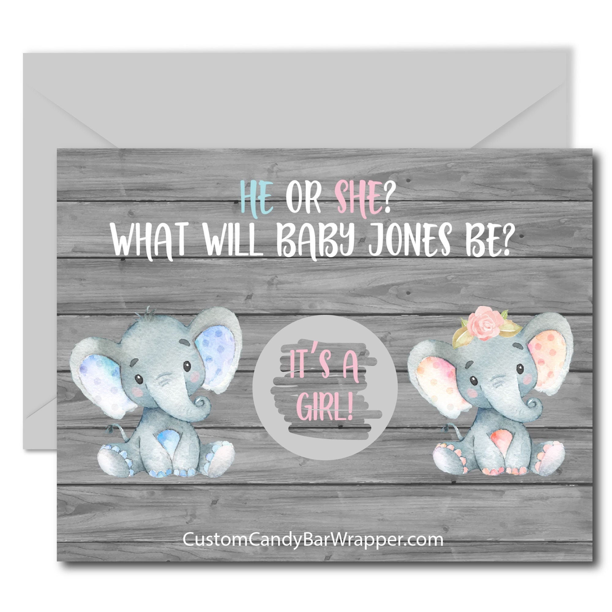 Gender Reveal Announcement It's a Girl Gender Reveal Baby Shower Games