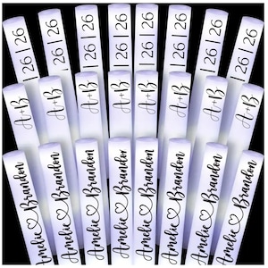 White Wedding Glow Sticks 16 Inch with 3 Light Modes