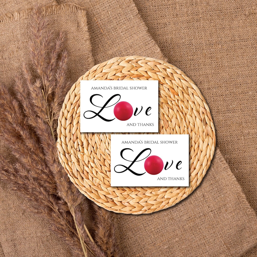 EOS Bridal Shower Favor, EOS Lip Balm Bridal Shower Favors, EOS Lip ...