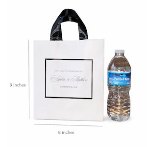 Wedding Welcome Bag Size 8 x 9 x 4.5