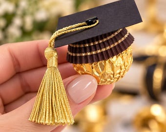 Ferrero Rocher Graduation Cap Favors, Graduation Favors, Graduation Ferrero Rocher Favor, Unique Grad Candy, Toppers Only