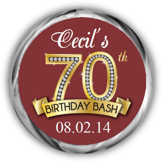 70th Birthday Favor s 70th Birthday Thank You s Etsy France