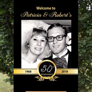 50th Anniversary Welcome Sign