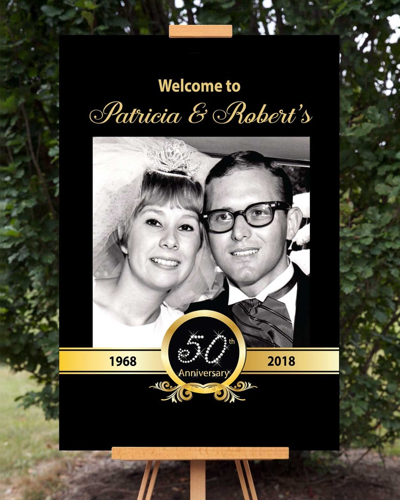 50th Anniversary Welcome Sign