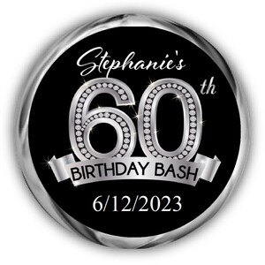 Matching 60th Birthday Sticker