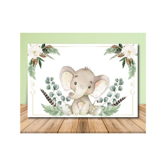 Boho elephant baby shower cheap