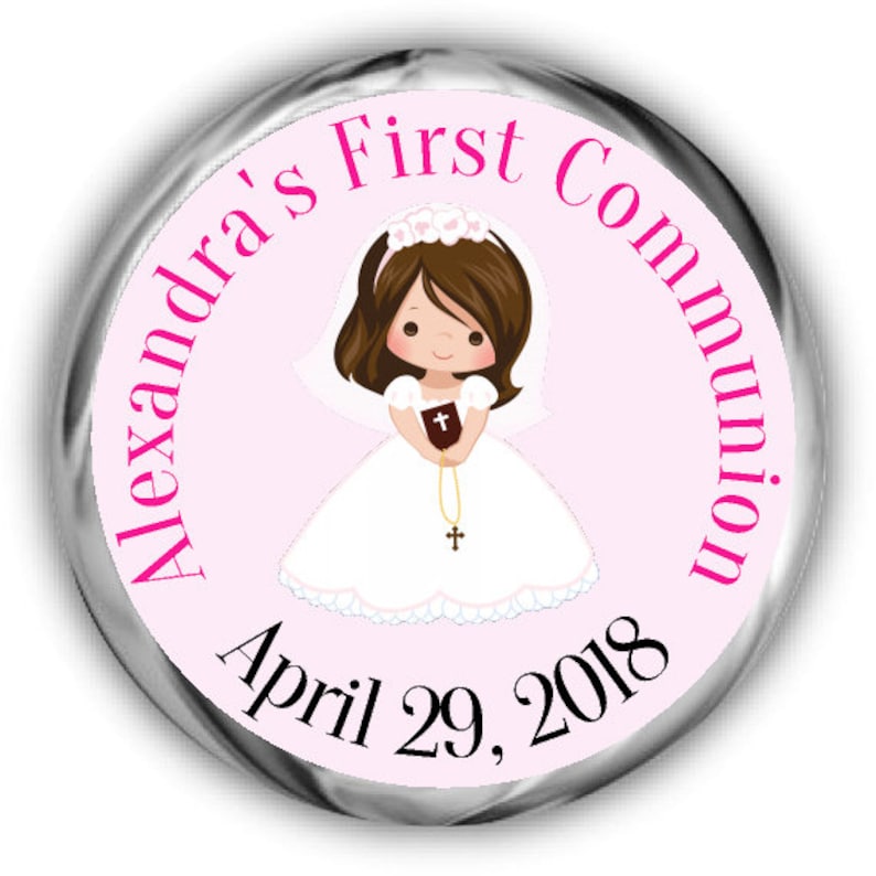 Matching First Communion Stickers