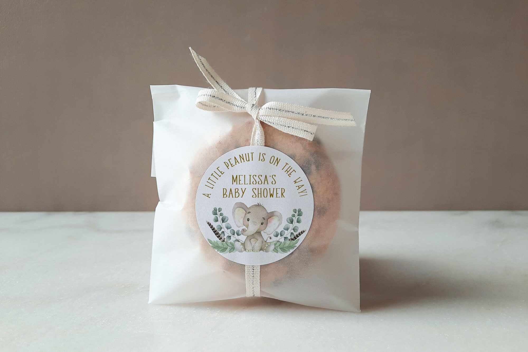 Adesivi Rotondi A Forma Di Elefante Per Baby Shower – Confezione Da 80 Pezzi – Tema Elefante Per Compleanni E Decorazioni Festa - 4