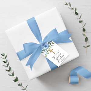 Christening Tags Template