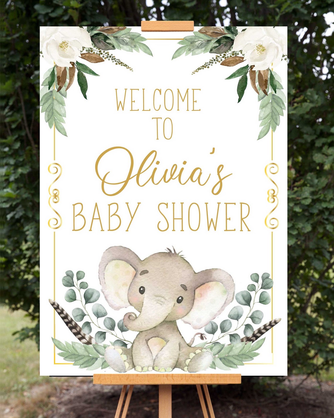 Elephant Hand Sanitizer Labels Elephant Baby Shower Labels Etsy