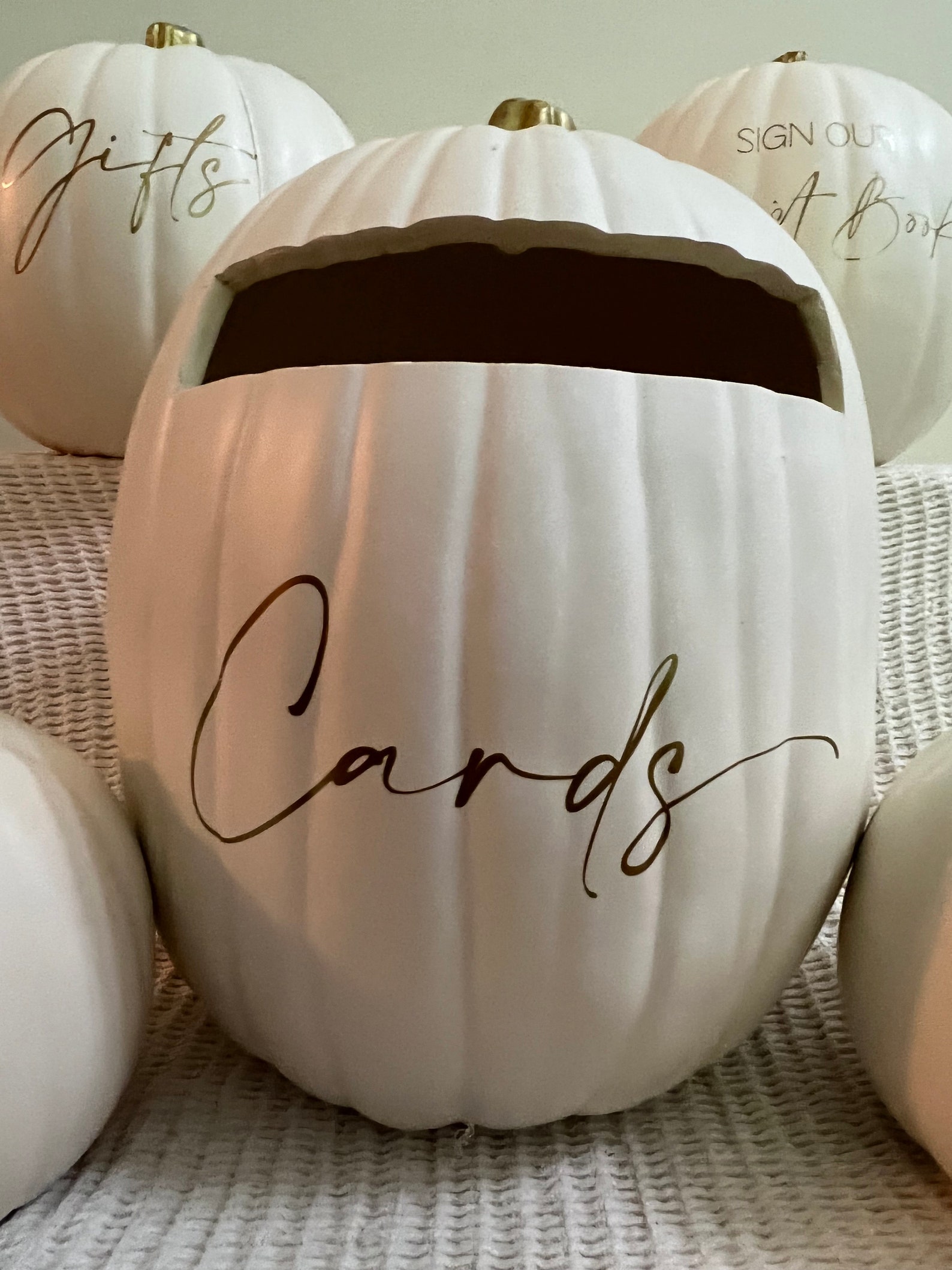 Fall Card Box Wedding Décor Pumpkin Wedding Card Box Etsy