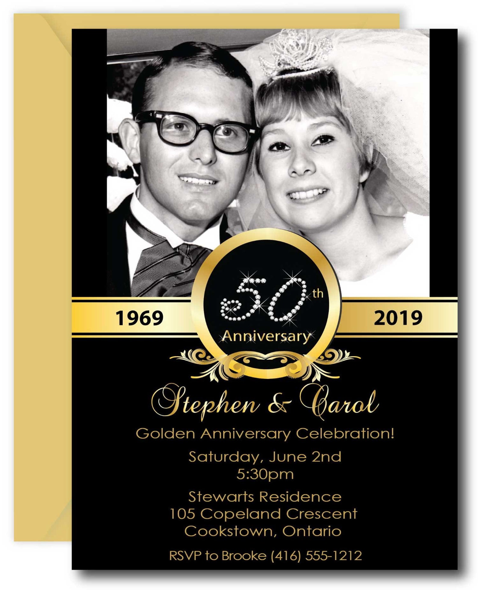 Free Printable 50th Anniversary Labels Free