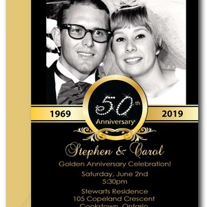 50th Anniversary Invitation